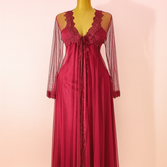 2 pieces long sleepwear dress  Code: 0047