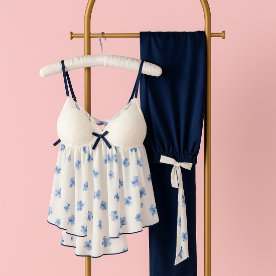 top & pants pajama set Code: 0009