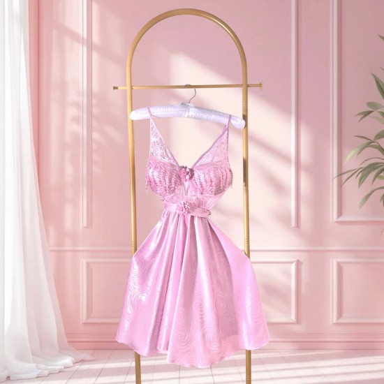 short sleepwear pink color 0004