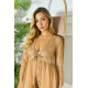 3 pieces: shirt, pants, and a robe dressing gown???? Code: 0015 Color Nude