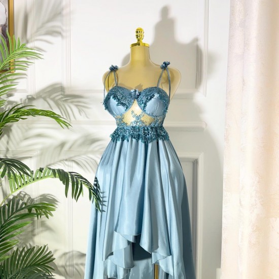 Teal green ???? ‏High-Low nightwear Dress Code: 0010