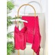 3 pieces: shirt, pants, and a robe dressing gown???? Code: 0016 Color cherry red