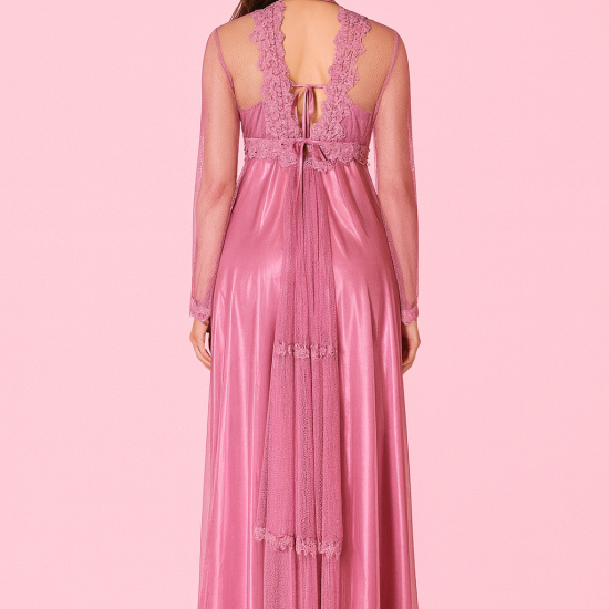 2 pieces long sleepwear dress  Code: 0025