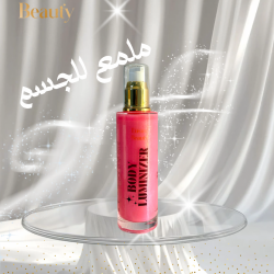 Pink body glitter 