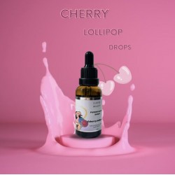 Cherry lollipop drops 