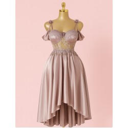 Dusty mauve color ‏High-Low nightwear  Code: 0011