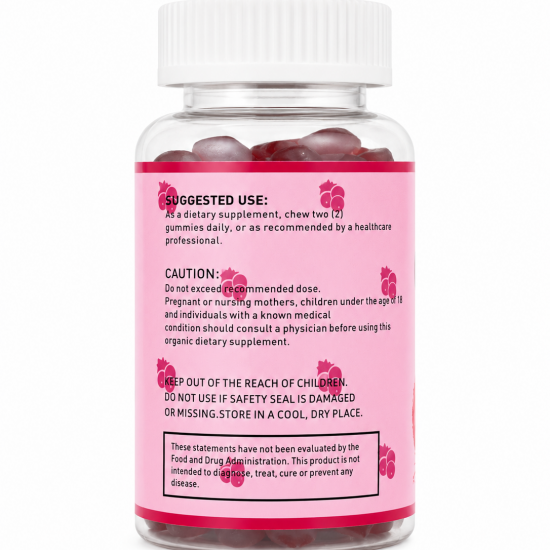     حلوى التوت البري cranberry gummies 