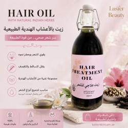 hair oil with natural indian herbs 