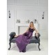 Purple long nightwear