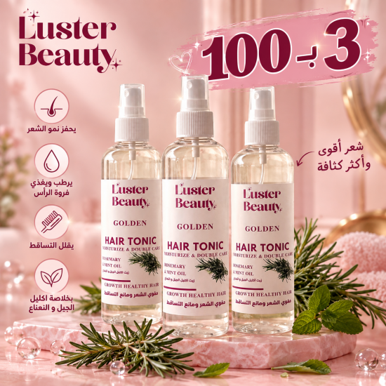 Golden hair tonic offer 3 pcs Golden hair tonic offer 3 pcs