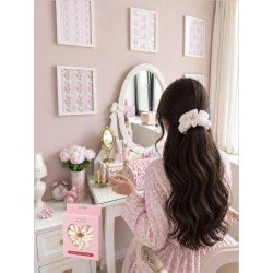 100% Pure Silk Hair Scrunchie – off white 