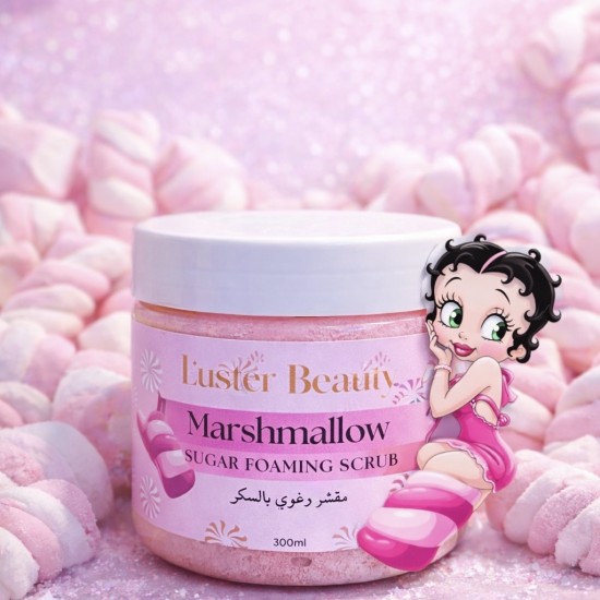 Marshmallow foaming scrub 