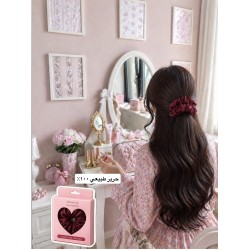 100% Pure Silk Hair Scrunchie – red 