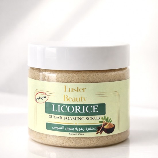 Licorice foaming scrub 